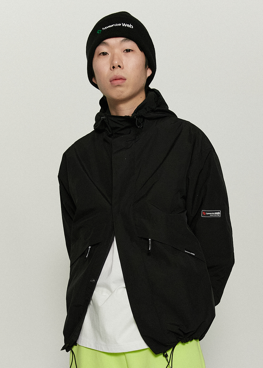 Mountain hoodie Jacket [Black]