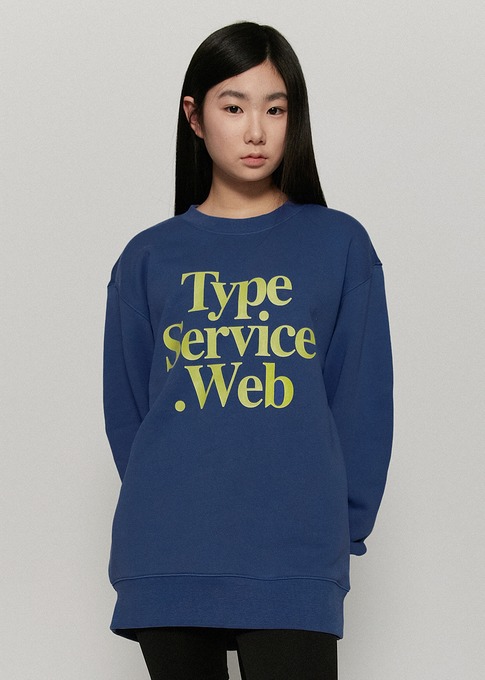 TYPESERVICE Web Sweatshirts [Blue]