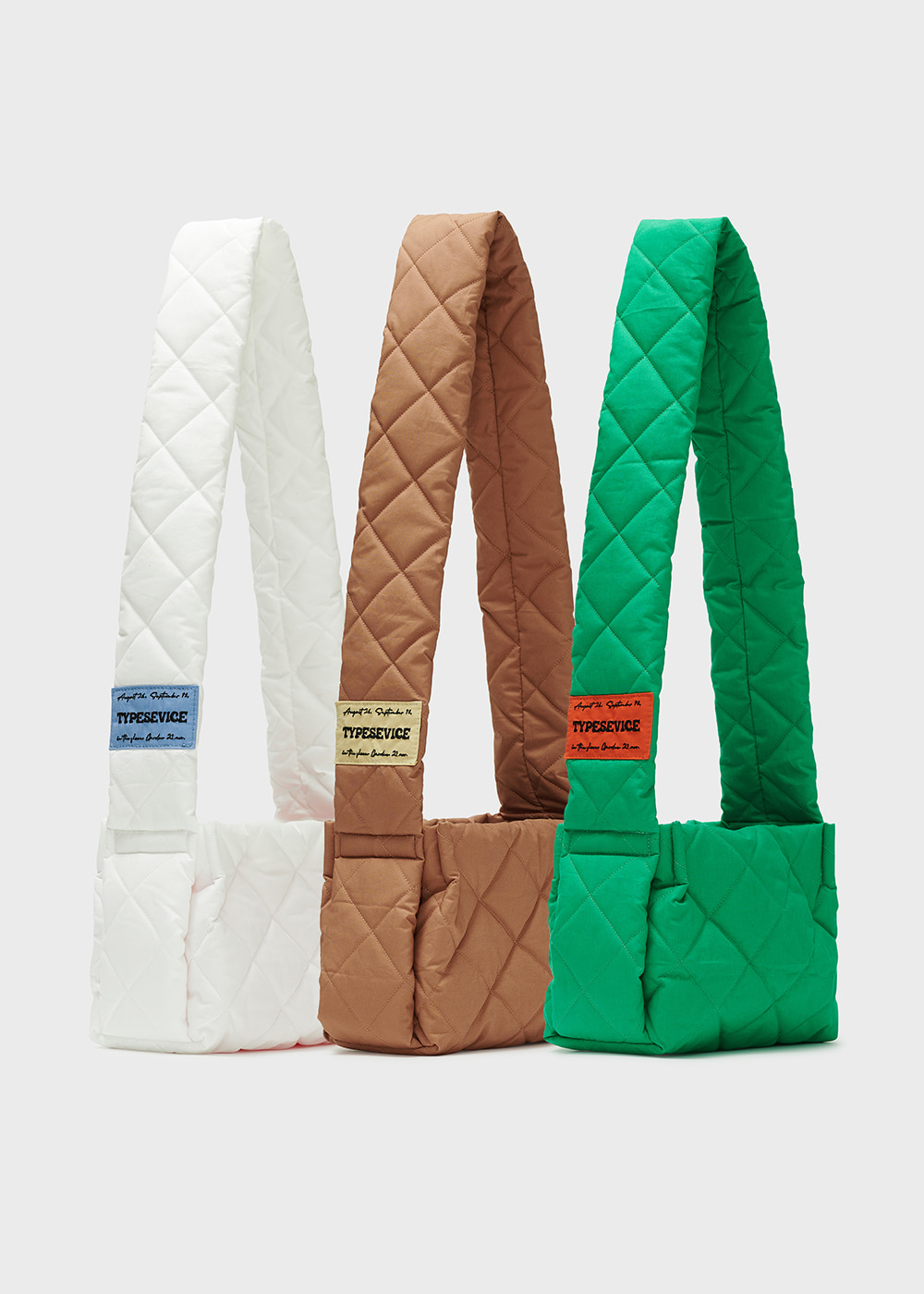 Quilted Shoulder Strap Bag [3 Colors]